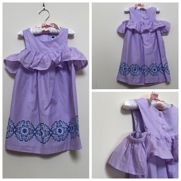 Janie and Jack Other - 🎀 JANIE AND JACK OFF-THE-SHOULDER DRESS DRESS 3T